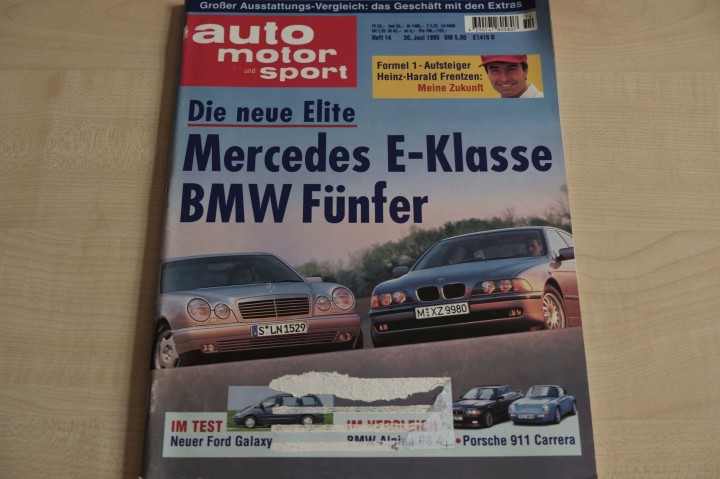 Deckblatt Auto Motor und Sport (14/1995)